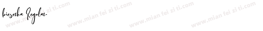 bieserha Regular字体转换
